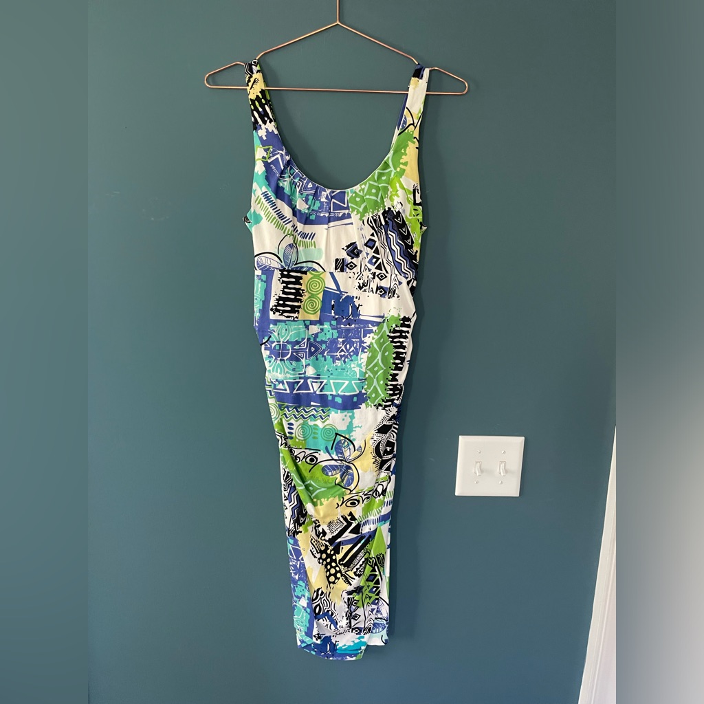 Joseph Ribkoff Print Cotton Dress. Size 4